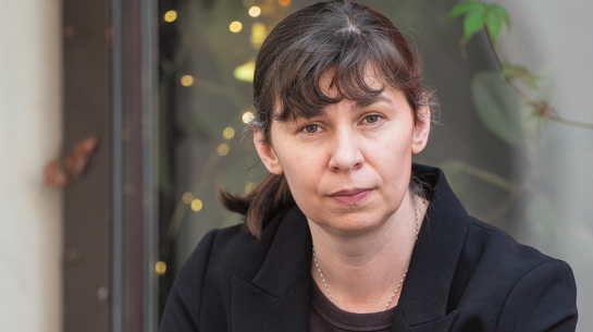 «Es esmu augusi brīvā valstī un kopš jaunības zinu, ko nozīmē būt brīvam. Maidans un arī šis karš ir uz mūsu paaudzes pleciem,» saka Taņa Maļarčuka. Foto — Valters Lācis