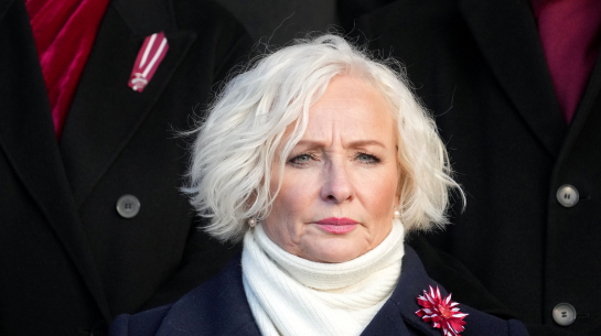 Saeimas priekšsēdētāja Daiga Mieriņa. LETA/Edijs Palēns