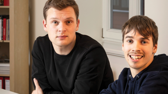 Jānis Grūtups (no kreisās) un Fricis Gustavs Alliks pēc aizvadītajiem mēnešiem cer, ka programma Badijs turpināsies.