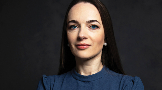 Nobela Miera prēmijas laureāte Oleksandra Matvijčuka.