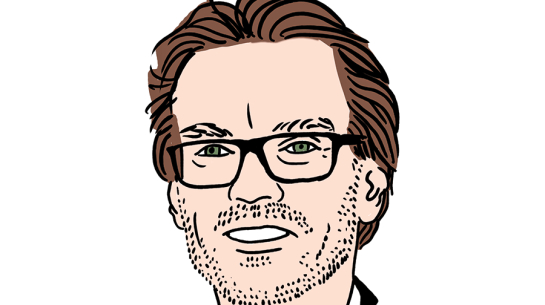 Ekehards Ernsts. Zīmējums — Ernests Kļaviņš