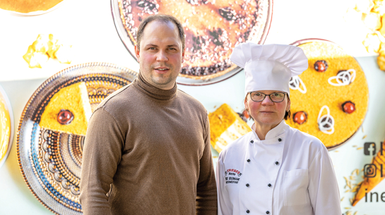 Juris un Inese Goldmaņi, SIA Ineses tortes īpašnieki.