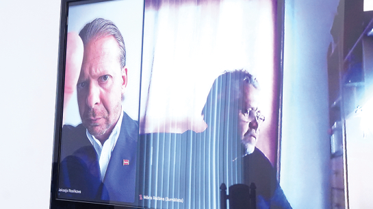 Aleksejs Rosļikovs tiesas sēdē 9. aprīlī piedalās attālināti.