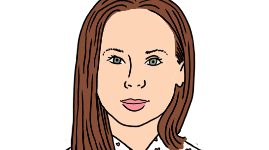 Liene Sīle. Zīmējums — Ernests Kļaviņš