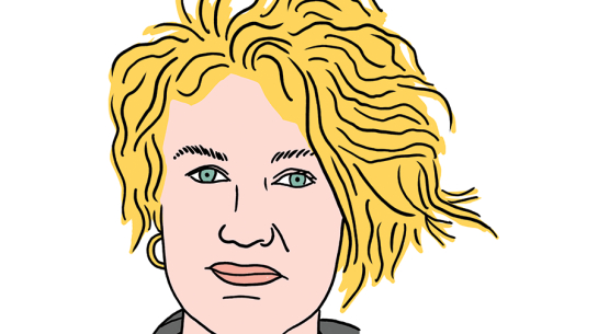 Janita Veinberga. Zīmējums — Ernests Kļaviņš