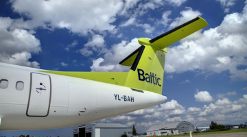 airBaltic lidmašīna. Foto: airBaltic
