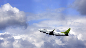 "airBaltic" lidmašīna. Foto: Andrejs Terentjevs, F64