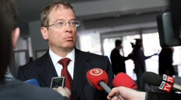 Rīgas vicemērs Andris Ameriks kā kapitāldaļu turētājs ir personiski atbildīgs par "Rīgas namu" darbību. Foto: Kaspars Krafts, F64