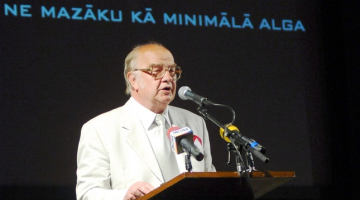 Ilmārs Ančāns apvienības ''Atbildība'' dibināšanas kongresā. Autors: Gints Ivuškāns, F64