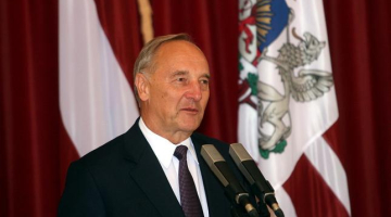 Valsts prezidents Andris Bērziņš. Foto: Kaspars Krafts, F64