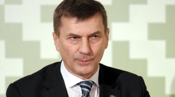 Igaunijas premjerministrs Andruss Ansips. Foto: Ieva Čīka, LETA