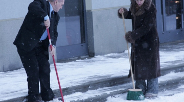 Sniega tīrītāji. Foto: Oļesja Sokolova, F64