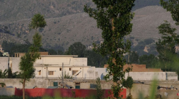 Ēka, kurā Pakistānā uzturējās Osama bin Ladens. Avots: AFP/LETA
