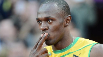 Jamaikas skrējējs Useins Bolts. Foto: AFP/LETA