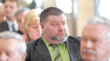 Ziedonis Caune ZZS kongresā. Foto: Gints Ivuškāns, F64