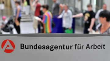 Vācijas nodarbinātības aģentūra. Foto: EPA/LETA
