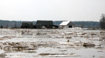 Pārplūdusī Daugava un ceļi Daugavpils novadā. Foto: Ivars Soikāns, LETA