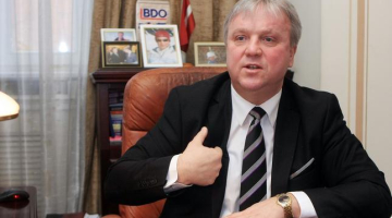 Auditorfirmas "BDO Rīga" direktors Andris Deniņš. Foto: Edijs Pālens, LETA
