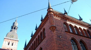 Doma baznīcas tornis. Foto: Anita Vaivode, F64