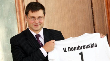 Valdības vadītājs Valdis Dombrovskis. Foto: Kaspars Krafts, F64