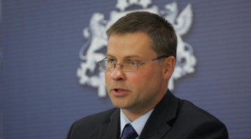 Ministru prezidents Valdis Dombrovskis. Foto: Emīls Desjatņikovs, F64