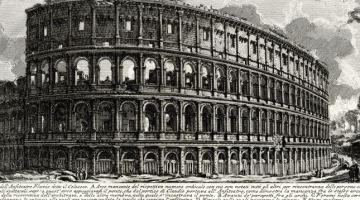 Džovanni Batistas Piranēzi attēlotais Kolizejs. Publicitātes foto