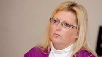 Žurnāliste Iveta Elksne. Foto: Edijs Pālens, LETA