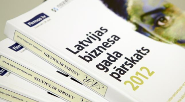 Izdevums "Latvijas biznesa gada pārskats 2012". Foto: Edijs Pālens, LETA