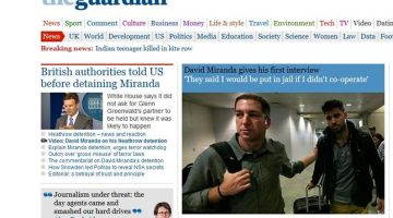 ''The Guardian'' interneta vietnes stopkadrs.