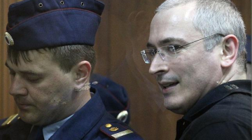 Krievijas politieslodzītais Mihails Hodorkovskis. Foto: EPA/LETA