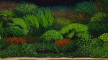 Ilzes Orinskas gleznas "Akvārijs" reprodukcija