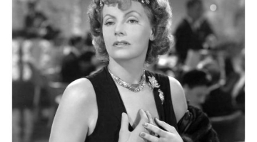 1940. gads. Aktrise Grēta Garbo. Izstādes publicitātes foto