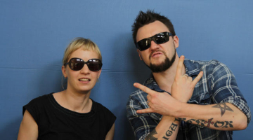 Žurnālisti Marta Selecka un Gustavs Terzens. Publicitātes foto