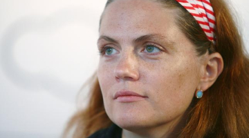 Dzejniece Inga Gaile. Foto: Dmitrijs Suļžics, F64