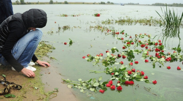 Jaroslavļas aviokatastrofas vietā. Foto: AFP/LETA
