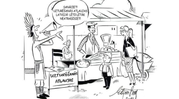 Karikatūras autors - Edgars Sīms.