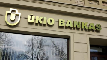 Lietuvas banka, kurā iesaldēti Magņitska lietā iesaistīto konti. Foto: Delfi.lv