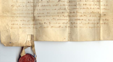 Lēņu grāmatas fragments, ko var aplūkot Nacionālās bibliotēkas izstādē