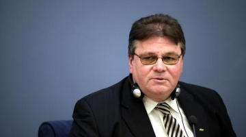 Lietuvas ārlietu ministrs Lins Linkevičs. Foto: Ieva Čīka, LETA