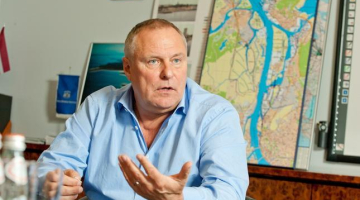 Rīgas brīvostas vadītājs Leonīds Loginovs. Foto: Andrejs Terentjevs, F64