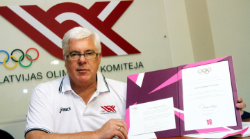 LOK priekšsēdis Aldons Vrubļevskis. Foto: Kaspars Krafts, F64