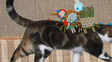 Kadrs no animācijas filmas par Lupatiņiem.