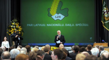 Latvijas Zemnieku savienības kongresā. Foto: Lita Krone, LETA