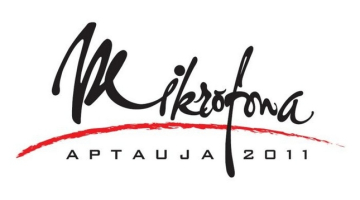 Mikrofona aptaujas atjaunotais logo.