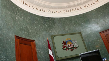 Ministru kabinetā. Foto: Dmitrijs Suļžics, F64