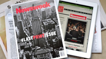 Pagājušā gada decembrī iznāca pēdējais žurnāla "Newsweek" papīra izdevums. Foto: EPA/LETA