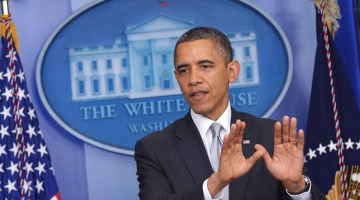 Baraks Obama - pirmais tumšādainais ASV prezidents - ir sašutis par AT pieņemto lēmumu. Foto: AFP/LETA