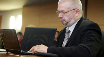 Latvijas Žurnālistu savienības vadītājs Juris Paiders. Autors - Edijs Pālēns, LETA