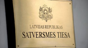 Satversmes tiesa. Foto: Lita Krone, LETA