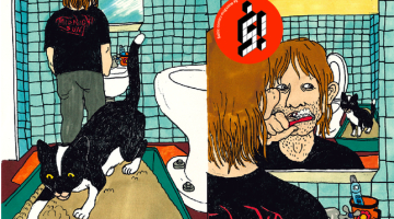 © Ilustrācija: kuš! #8 vāks, autori: Roope Eronen & Amanda Vähämäki